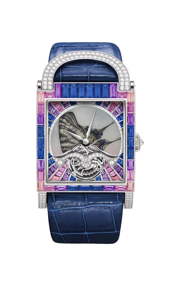 DeLaneau Dôme Tourbillon Butterfly Le Flambé watch